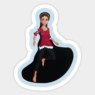 Modern Anne Boleyn Sticker